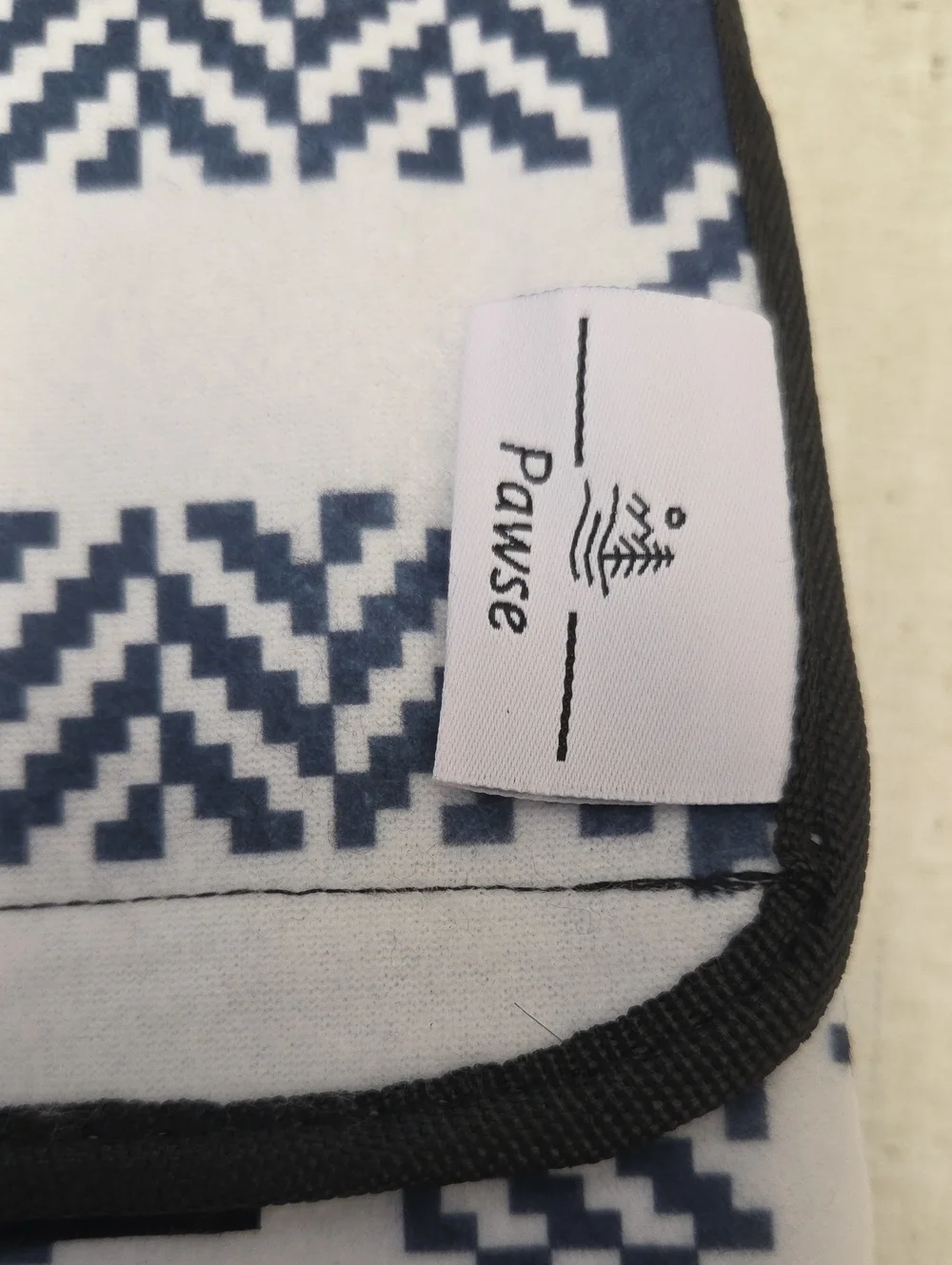 Pawse Picnic Blanket- Blue Plaid